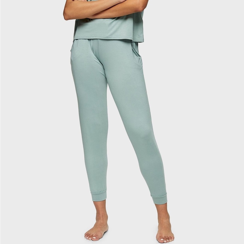 Topshop Sage Green Joggers Sweat Pants NEW